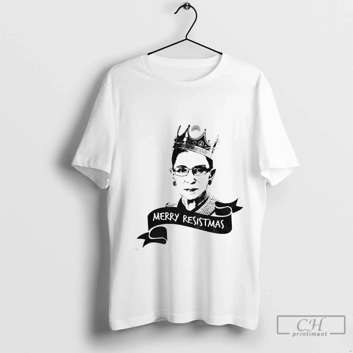 Premium Ruth Bader Ginsburg King Merry Resistmas Sweatshirt Premium