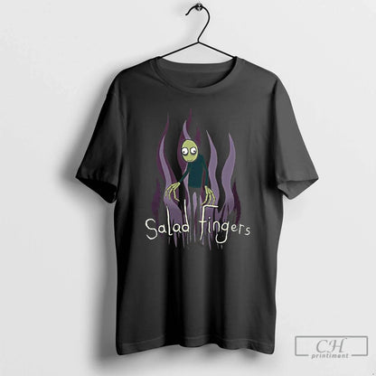 Premium Salad Fingers Flames Sweatshirt Vintage Gift
