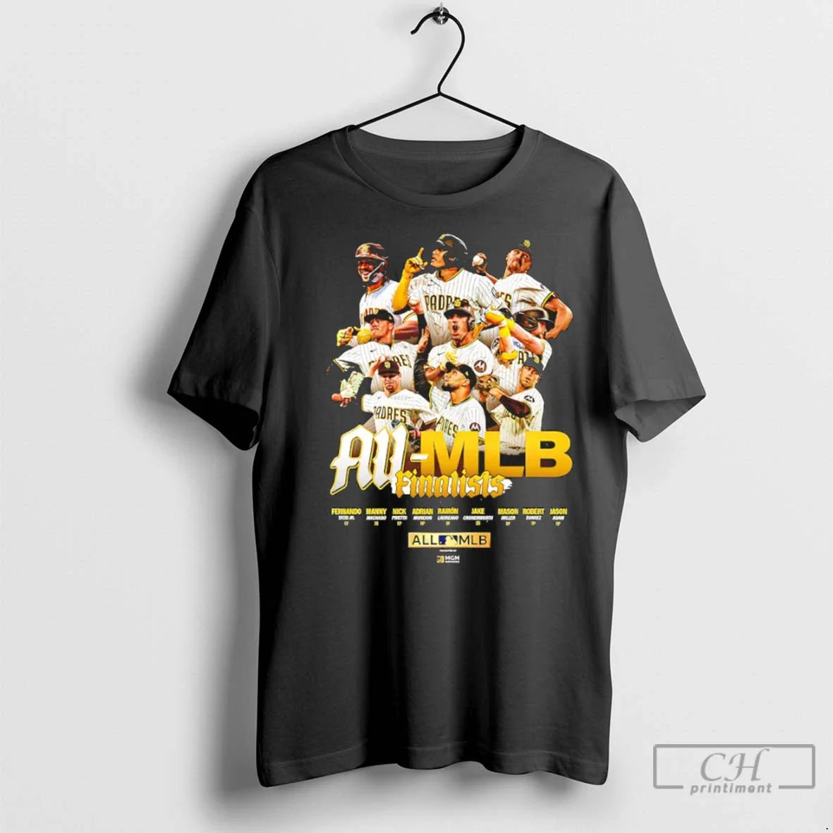 Premium San Diego Padres 2025 All Mlb Finals Players Names TShirt