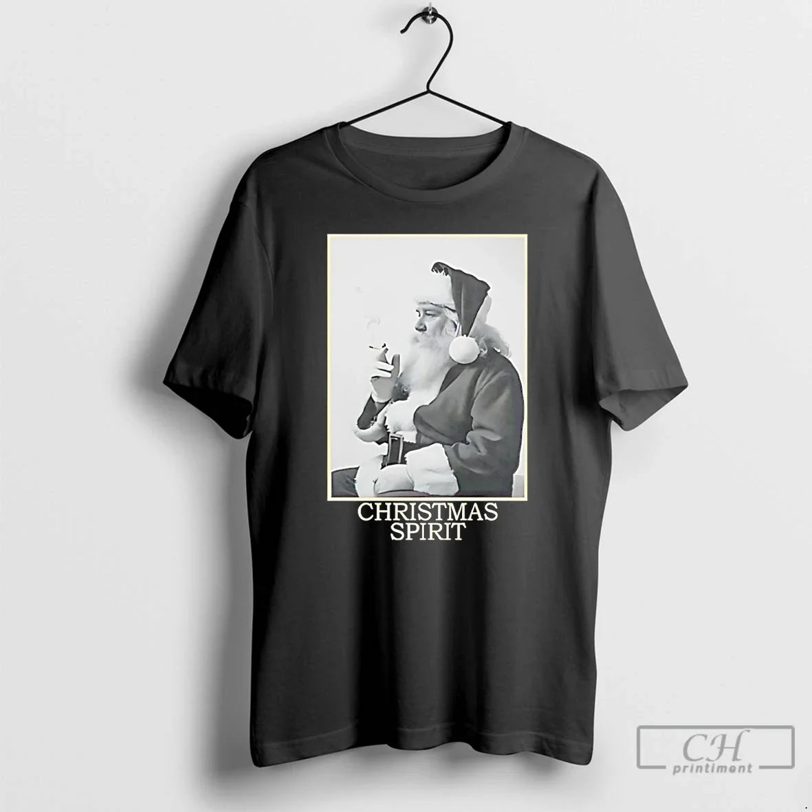 Premium Santa Smoking Spirit Sweatshirt Modern Collection