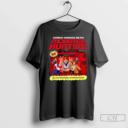 Premium Saturday Mornings Are Monster Hunting Final Stand TShirt