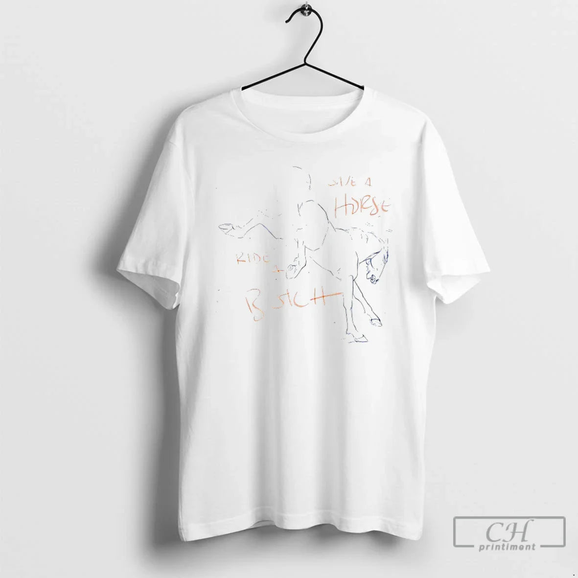 Premium Save Horse Ride Bitch Paint Long Sleeve Trendy Art