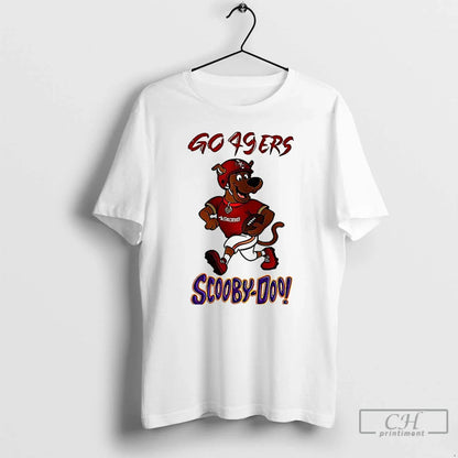 Premium Scooby Doo X San Francisco 49Ers Fooball Go 49Ers Shirts T