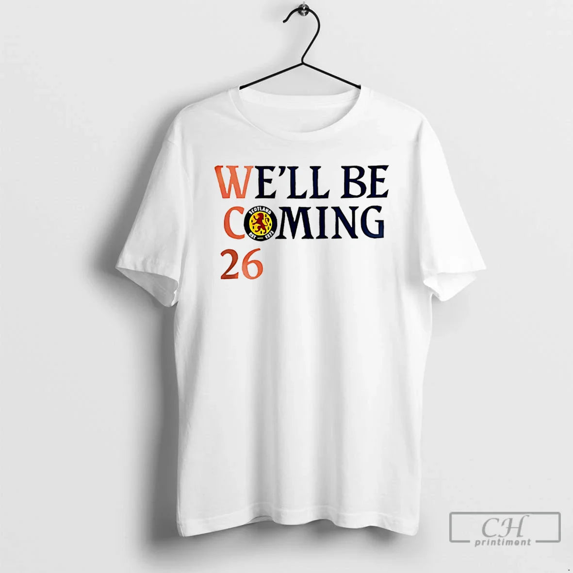 Premium Scotland Football Well Be Coming 26 Tank Top Designer Style