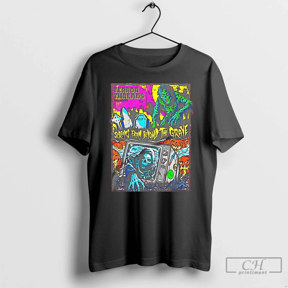 Premium Scream From Beyond Grave Halloween T Shirts Hoodie Trendy
