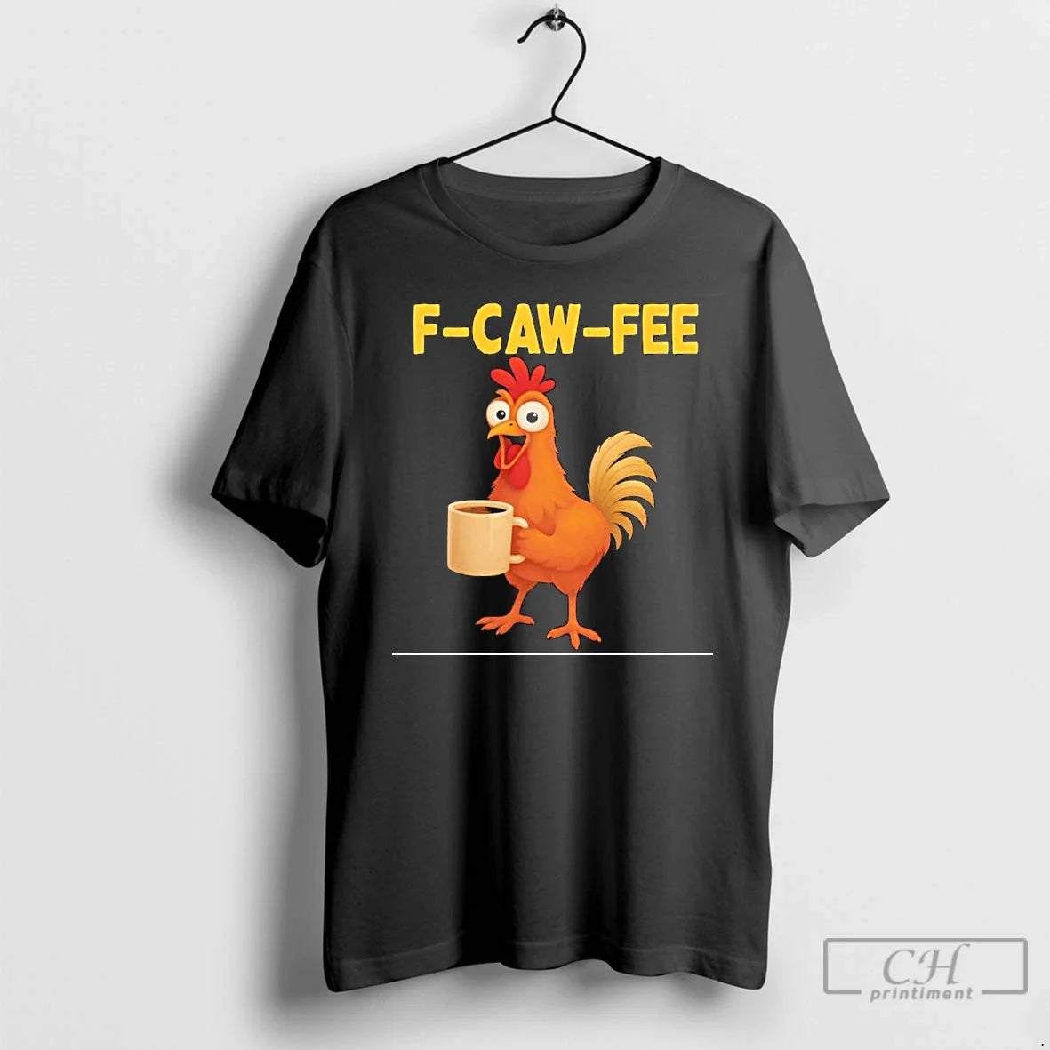 Premium Screaming Chicken F Caw Fee Coffee T Shirts TShirt Premium