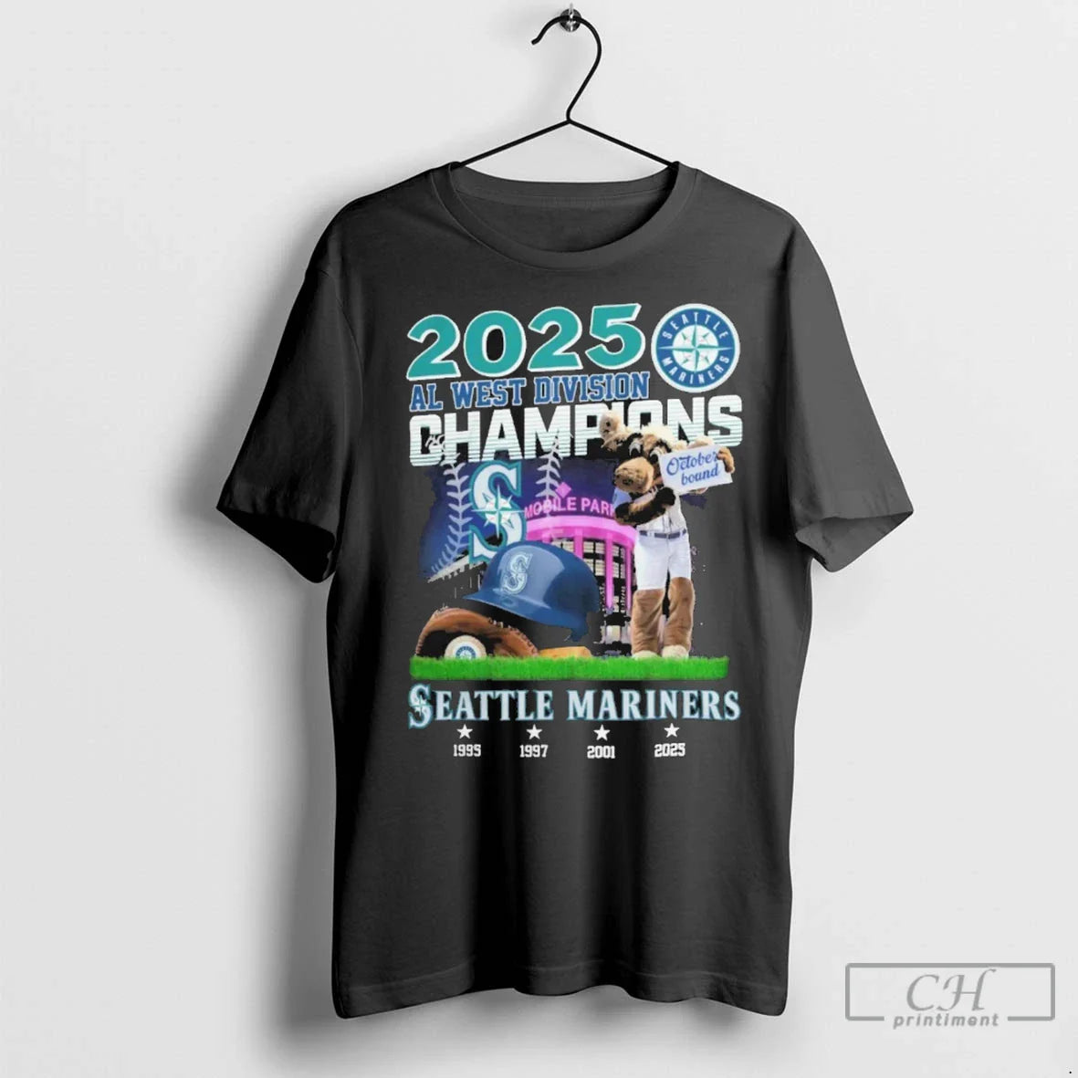 Premium Seattle Mariners 2025 Al West Division Champions October