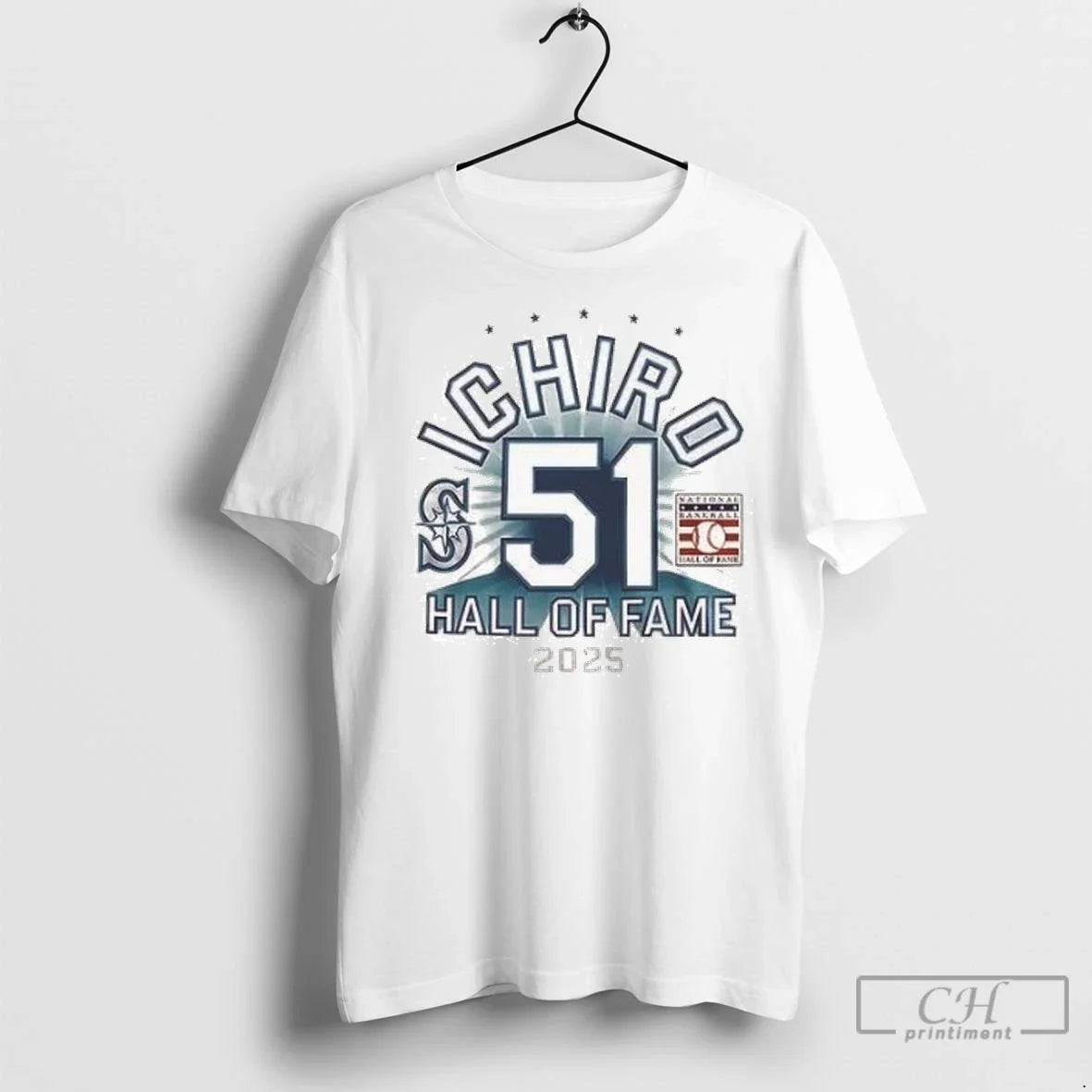 Premium Seattle Mariners Ichiro 2025 Hall Fame Long Sleeve Designer