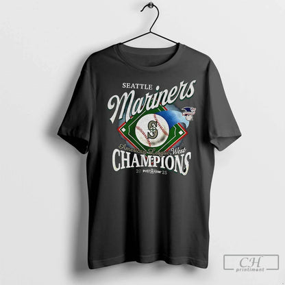 Premium Seattle Mariners Mlb Baseball American League West Champions