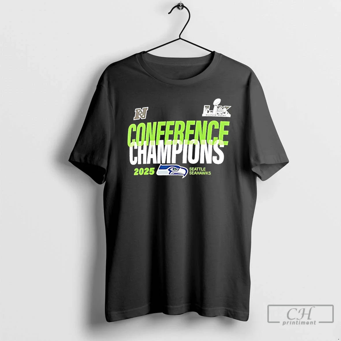 Seattle Seahawks 2025 Nfc Conference Champions Shirt Modern Apparel