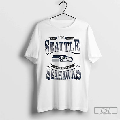 Seattle Seahawks Football 2026 Super Bowl Lx Logo Hoodie Modern Style