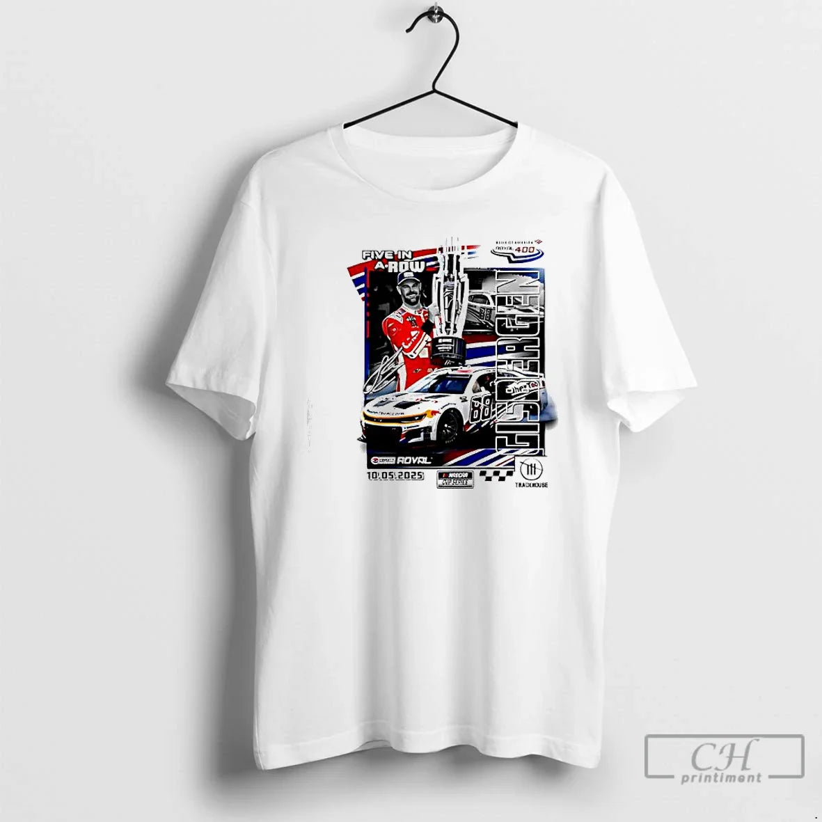 Premium Shane Van Gisbergen Checkered Flag Sports White 2025 Bank