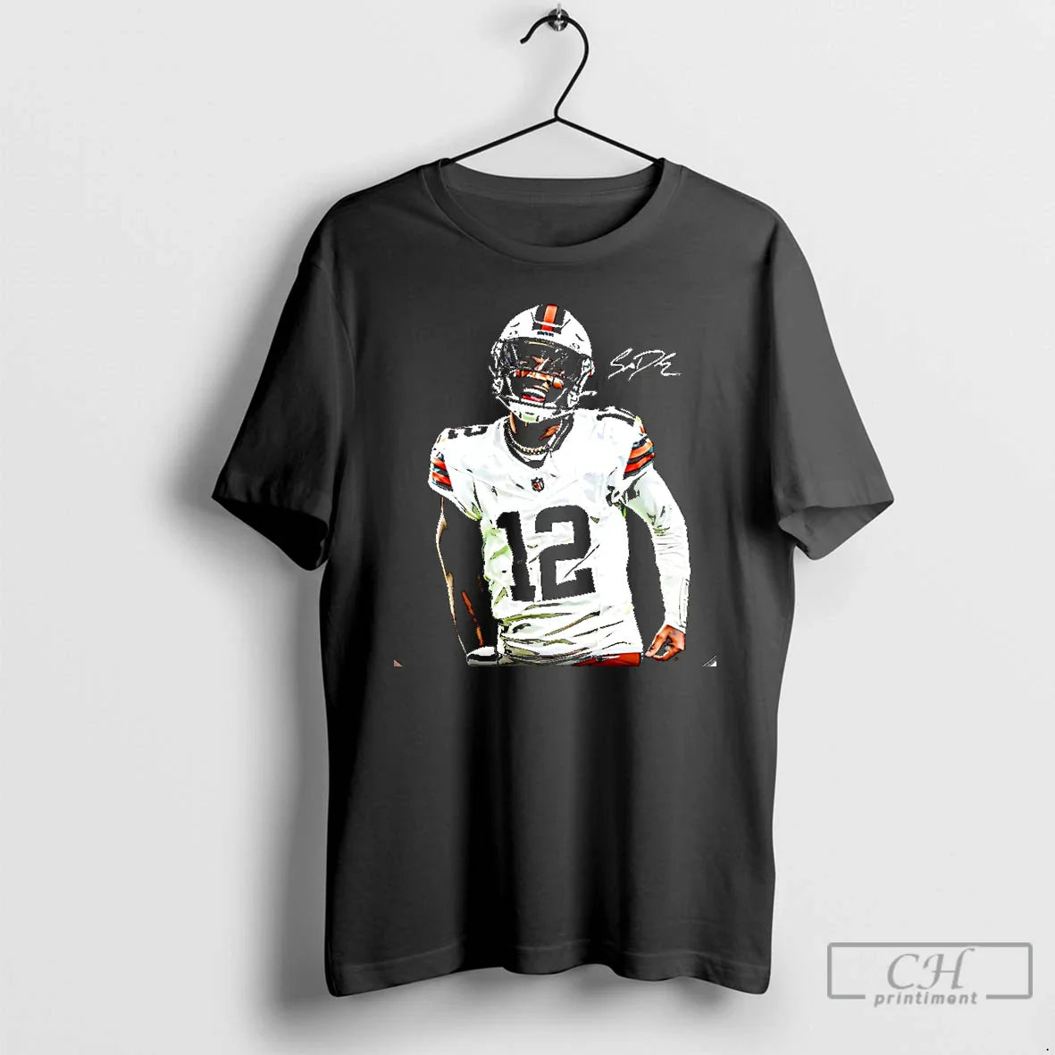 Premium Shedeur Sanders Cleveland Browns Debut Signature Tee