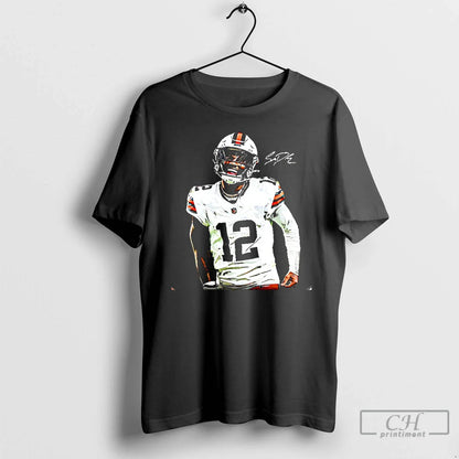 Premium Shedeur Sanders Cleveland Browns Debut Signature Tee