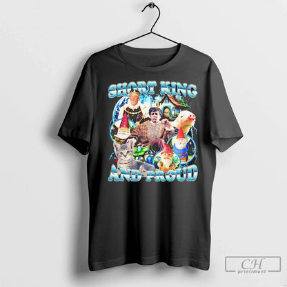 Premium Short King And Proud 90S Bootleg Tee Vintage Gift