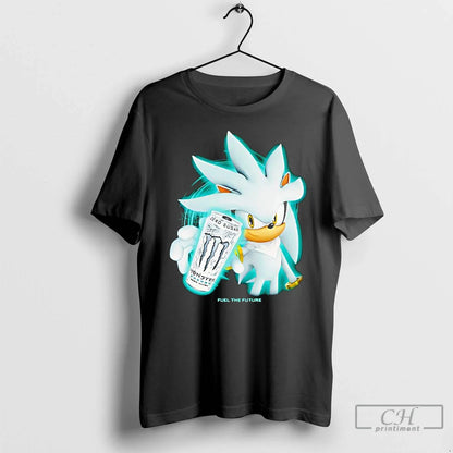 Premium Silver Hedgehog Zero Sugar Monster Drink T Shirts Tee