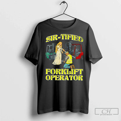 Premium Sir Tified Forklift Operator Long Sleeve Stylish Gift