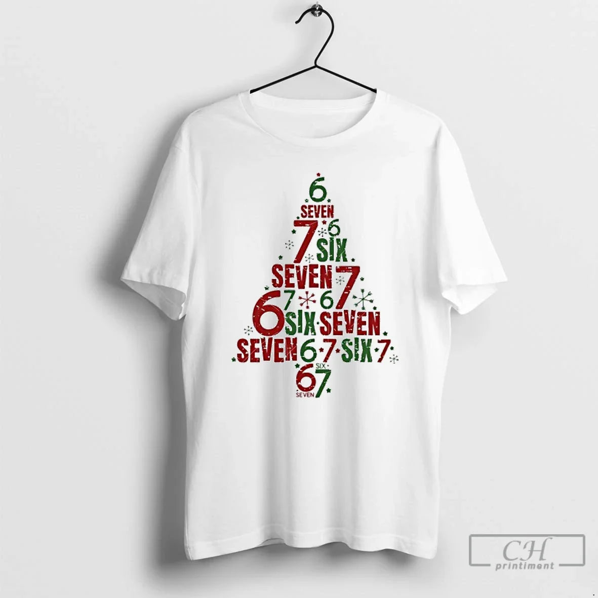 Premium Six Seven Tree 67 Meme 6 7 Shirt Classic Fashion