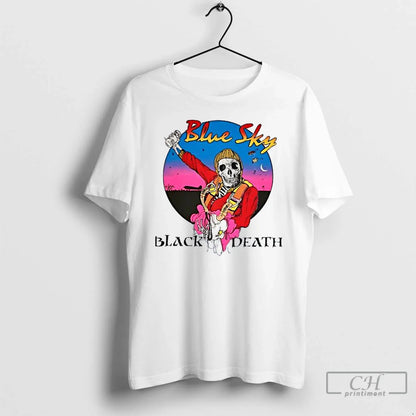 Premium Skeleton Blue Sky Black Death Shirt Exclusive Style