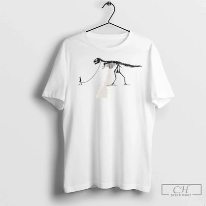Premium Skeleton Walking Skeleton Dinosaur Sweatshirt Authentic