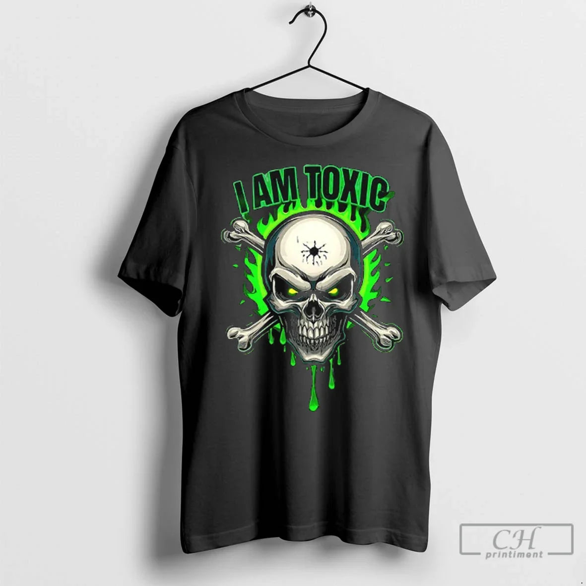 Premium Skull I Am Toxic Hoodie Trendy Gift