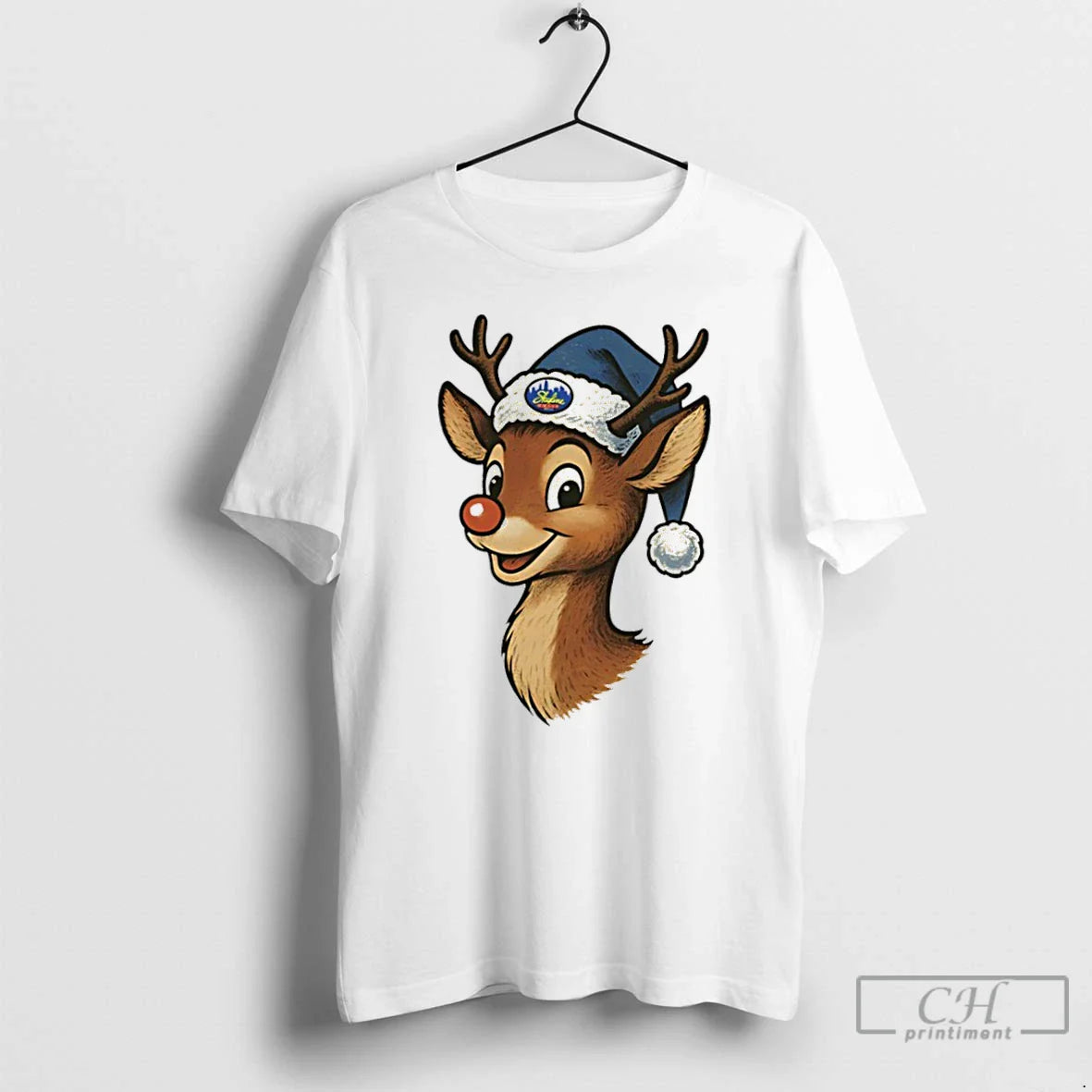 Premium Skyline Rudolph Deer Hoodie Trendy Gift