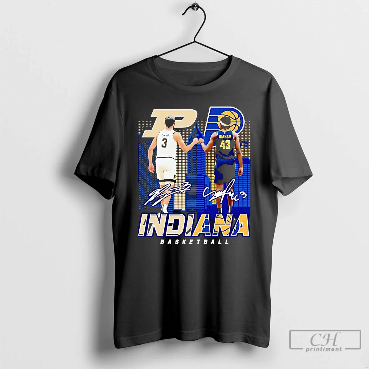 Premium Smith And Siakam Fist Bump Indiana Basketball Signatures