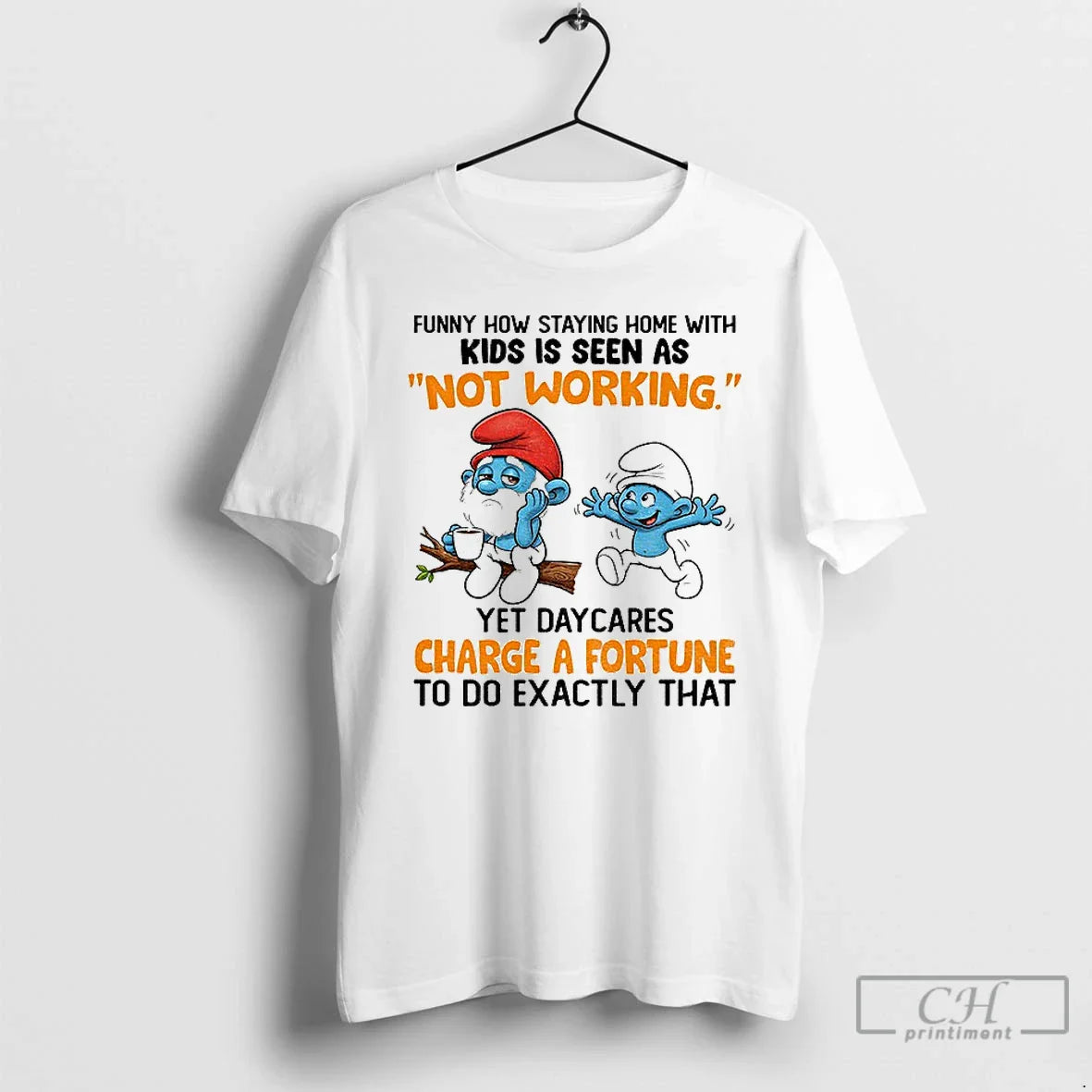 Premium Smurf How Staying Home Is Seen As Not Working Yet Daycares