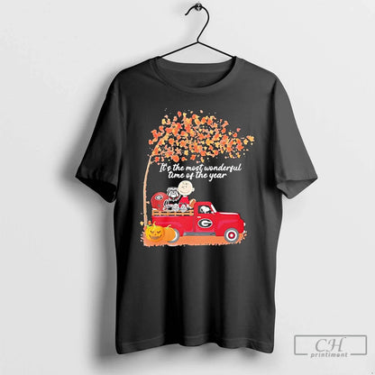Premium Snoopy Charlie Brown X Georgia Bulldogs Truck Its Most