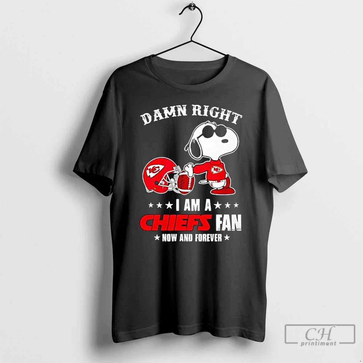 Premium Snoopy Damn Right I Am Kansas City Chiefs Now And Forever