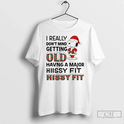 Premium Snoopy Santa Claus I Really Dont Mind Getting Old Having