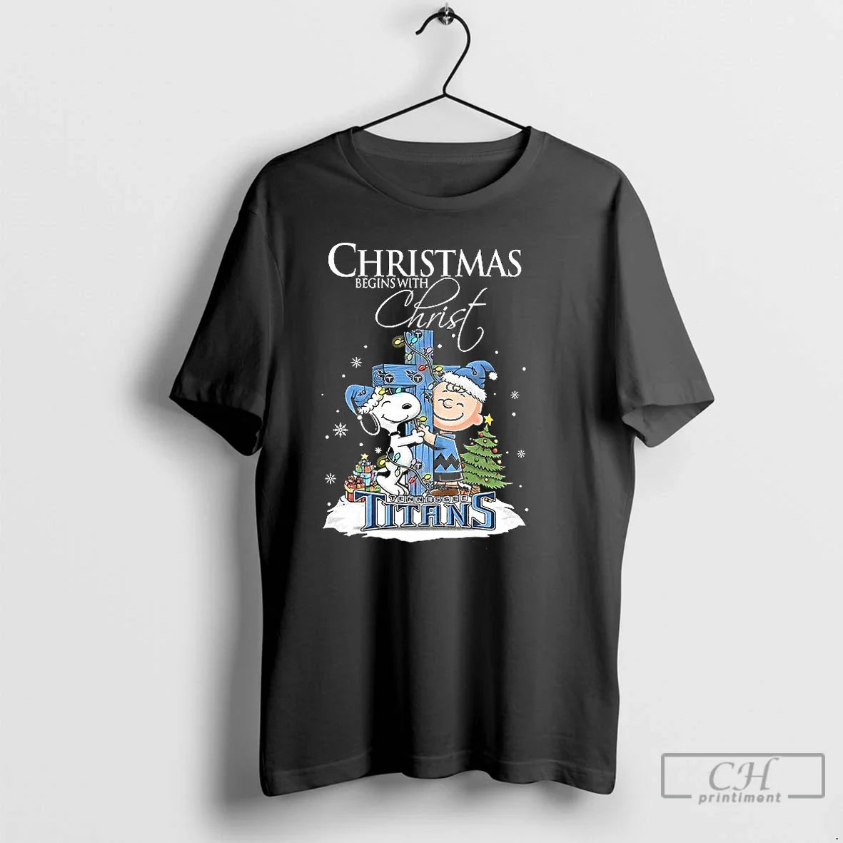 Premium Snoopy And Charlie Brown X Tennessee Titans Begins Christ