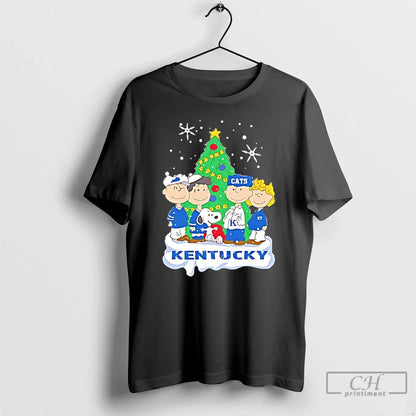 Premium Snoopy And Friends Kentucky Wildcats Tee Retro Apparel