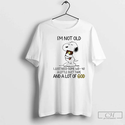 Premium Snoopy Im Not Old I Just Need Some Wd 40 Little Duct Tape Tee