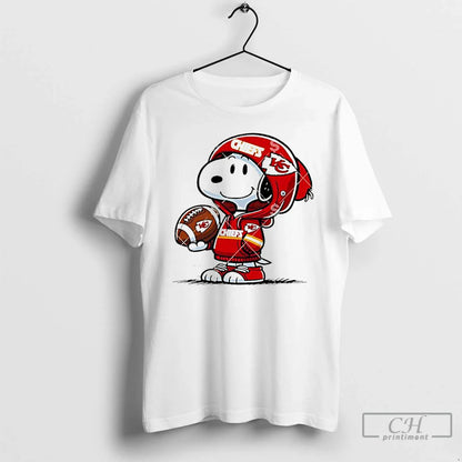 Premium Snoopy Wears Kannas City Chiefs Logo T Shirts Tank Top