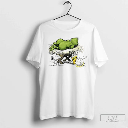 Premium Snoopy X Charlie Brown How Grinch Stole Long Sleeve Stylish