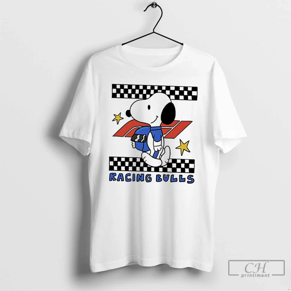 Premium Snoopy X Racing Bulls 2025 TShirt Classic Fashion