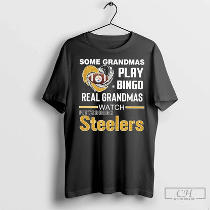 Premium Some Grandmas Play Bingo Real Grandmas Watch Steelers Tank