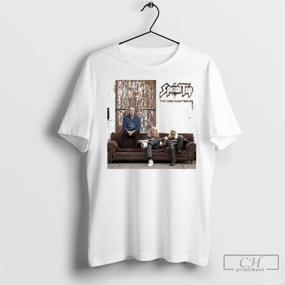 Premium Spinal Tap End Continues Album Sofa Photo TShirt Authentic