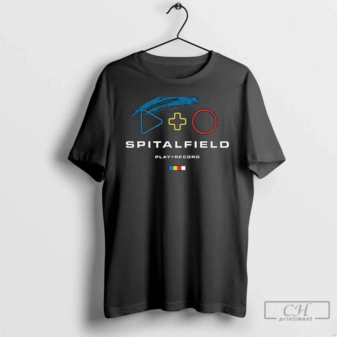 Premium Spitalfield Play Record Sweatshirt Retro Style