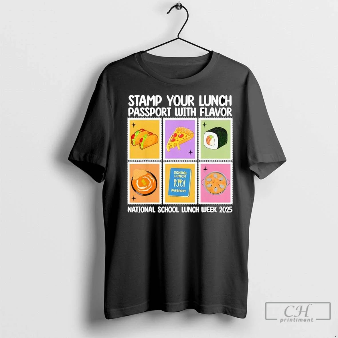 Premium Stamp Your Lunch Passport Flavor National School Lunch Week