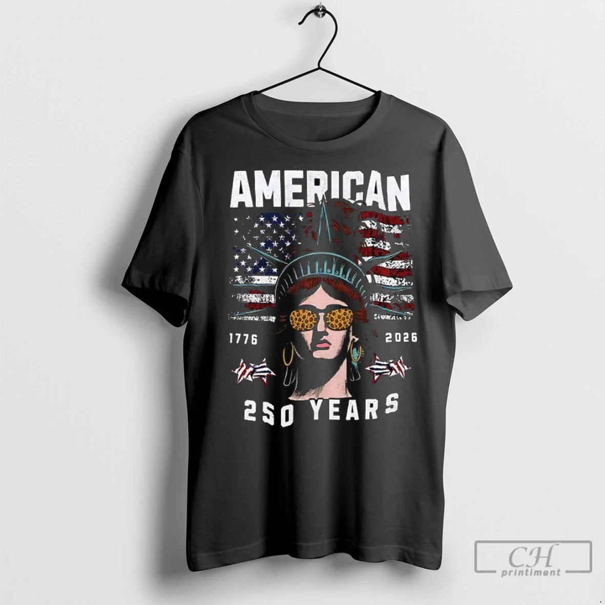 Premium Statue Liberty American 250 Years 1776 2025 Hoodie Vintage Art