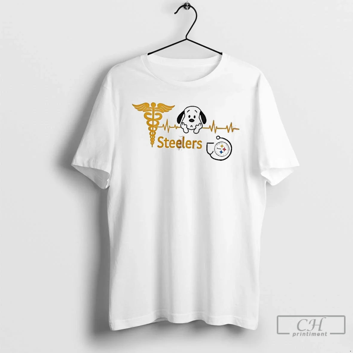 Premium Steelers Logo Nurse Snoopy Tank Top Designer Design