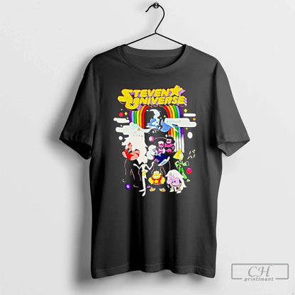Premium Steven Universe Crystal Gems Characters Rainbow Tank Top