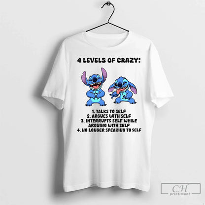 Premium Stitch 4 Levels Crazy Talks To Self Argues Self Interrupts