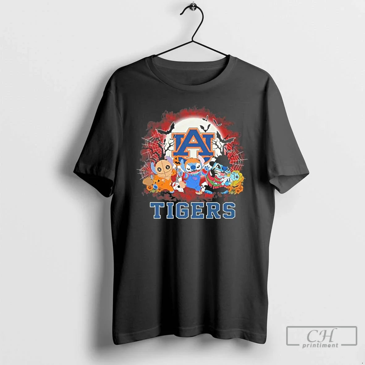 Premium Stitch Horror Movie Tigers Halloween T Shirts TShirt Modern