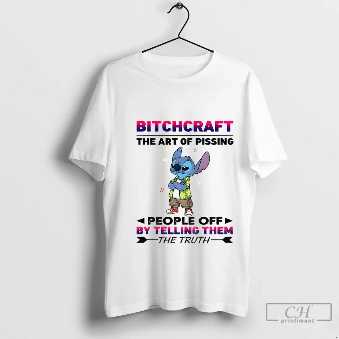 Premium Stitch Bitchcraft Art Pissing People Off Telling Them Truth