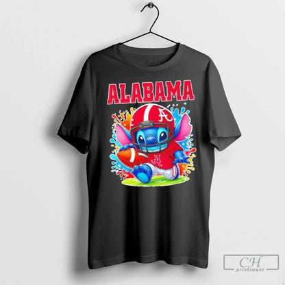 Premium Stitch X Alabama Crimson Tide Football Colors Shirt Classic