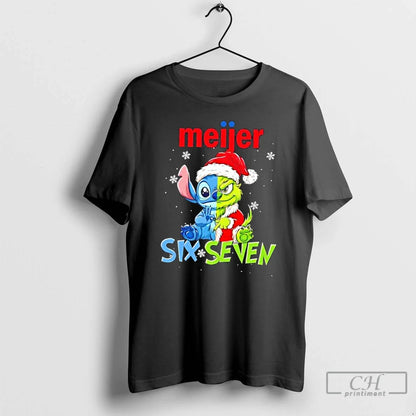 Premium Stitch X Grinch Meijer Six Seven Tank Top Unique Design
