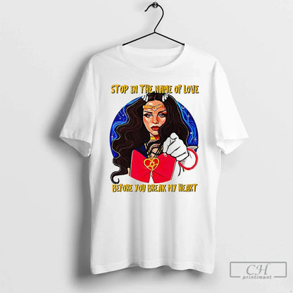 Premium Stop Name Love Before You Break My Heart T Shirts Tank Top
